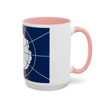 Flag of Antarctic Treaty - Accent Coffee Mug-Go Mug Yourself