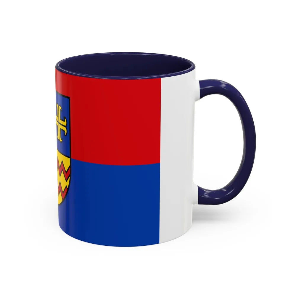 Flag of Ammerland Germany - Accent Coffee Mug-Go Mug Yourself