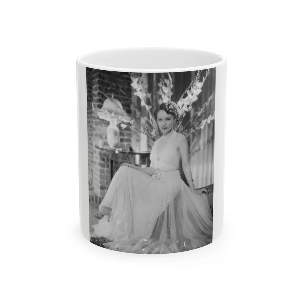 Fay Wray #161 (Vintage Female Icon) White Coffee Mug-11oz-Go Mug Yourself