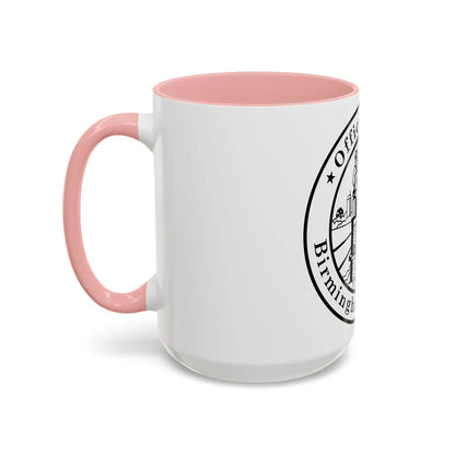 Seal of Birmingham Alabama - Accent Coffee Mug-Go Mug Yourself