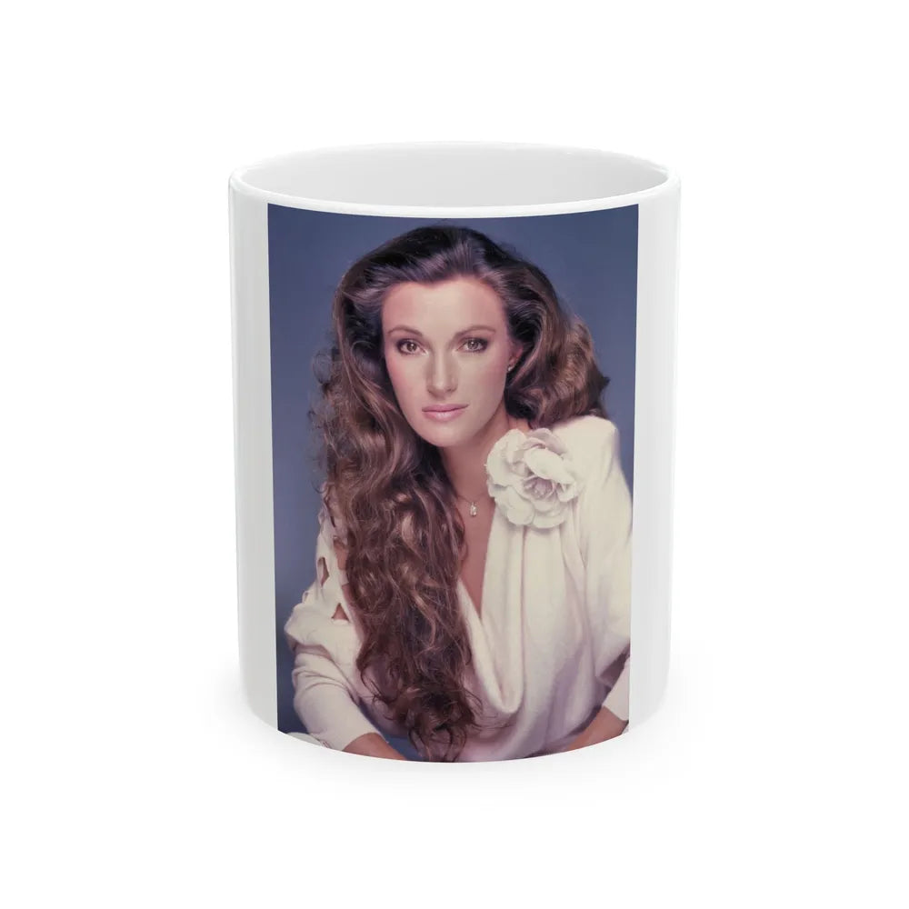 Jane Seymour #73 (Vintage Female Icon) White Coffee Mug-11oz-Go Mug Yourself