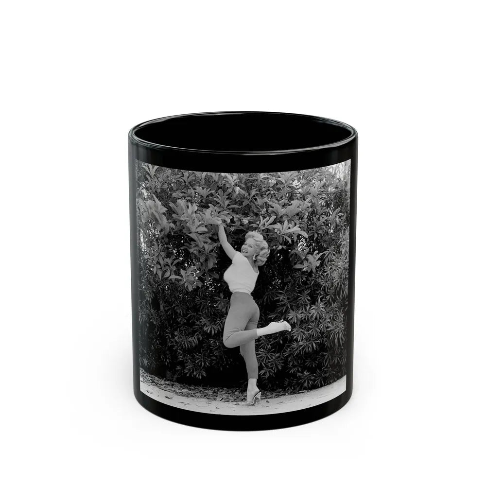 Greta Thyssen #74 (Vintage Female Icon) Black Coffee Mug-11oz-Go Mug Yourself