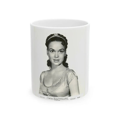 Kathryn Grant #17 (Vintage Female Icon) White Coffee Mug-11oz-Go Mug Yourself