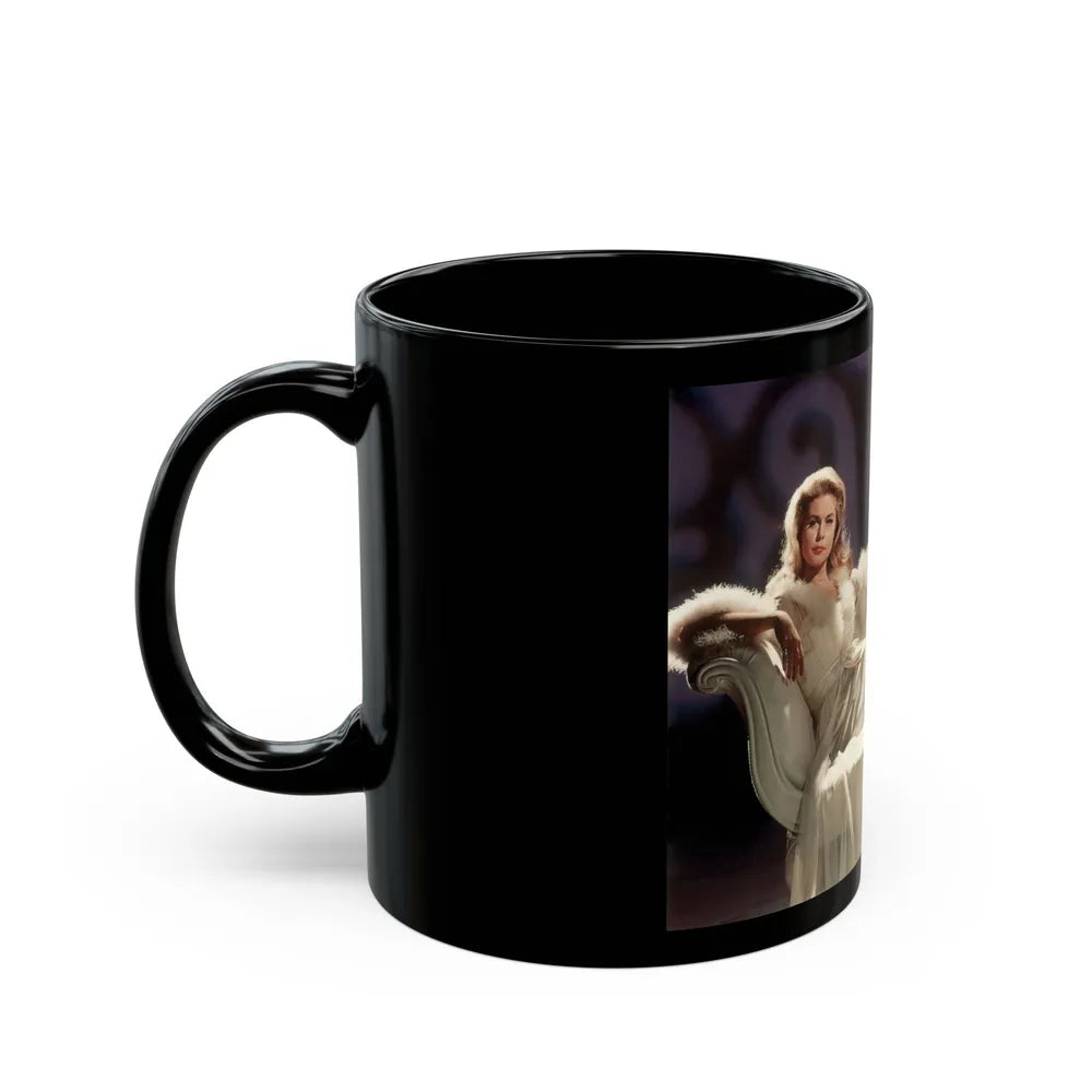 Elizabeth Montgomery #78 1 (Vintage Female Icon) Black Coffee Mug-Go Mug Yourself