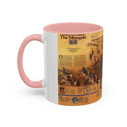 Mongols, The (1996) (Map) Accent Coffee Mug-Go Mug Yourself