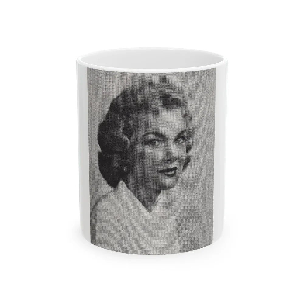 Leslie Parrish #167 (Vintage Female Icon) White Coffee Mug-11oz-Go Mug Yourself