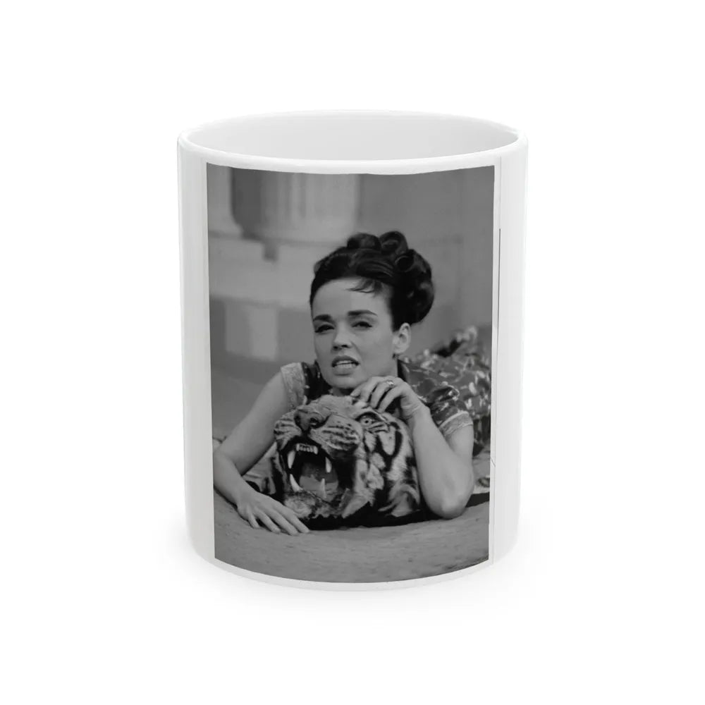 Kathryn Grant #93 (Vintage Female Icon) White Coffee Mug-11oz-Go Mug Yourself