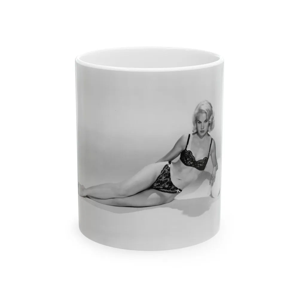 Carroll Baker #23 (Vintage Female Icon) White Coffee Mug-11oz-Go Mug Yourself