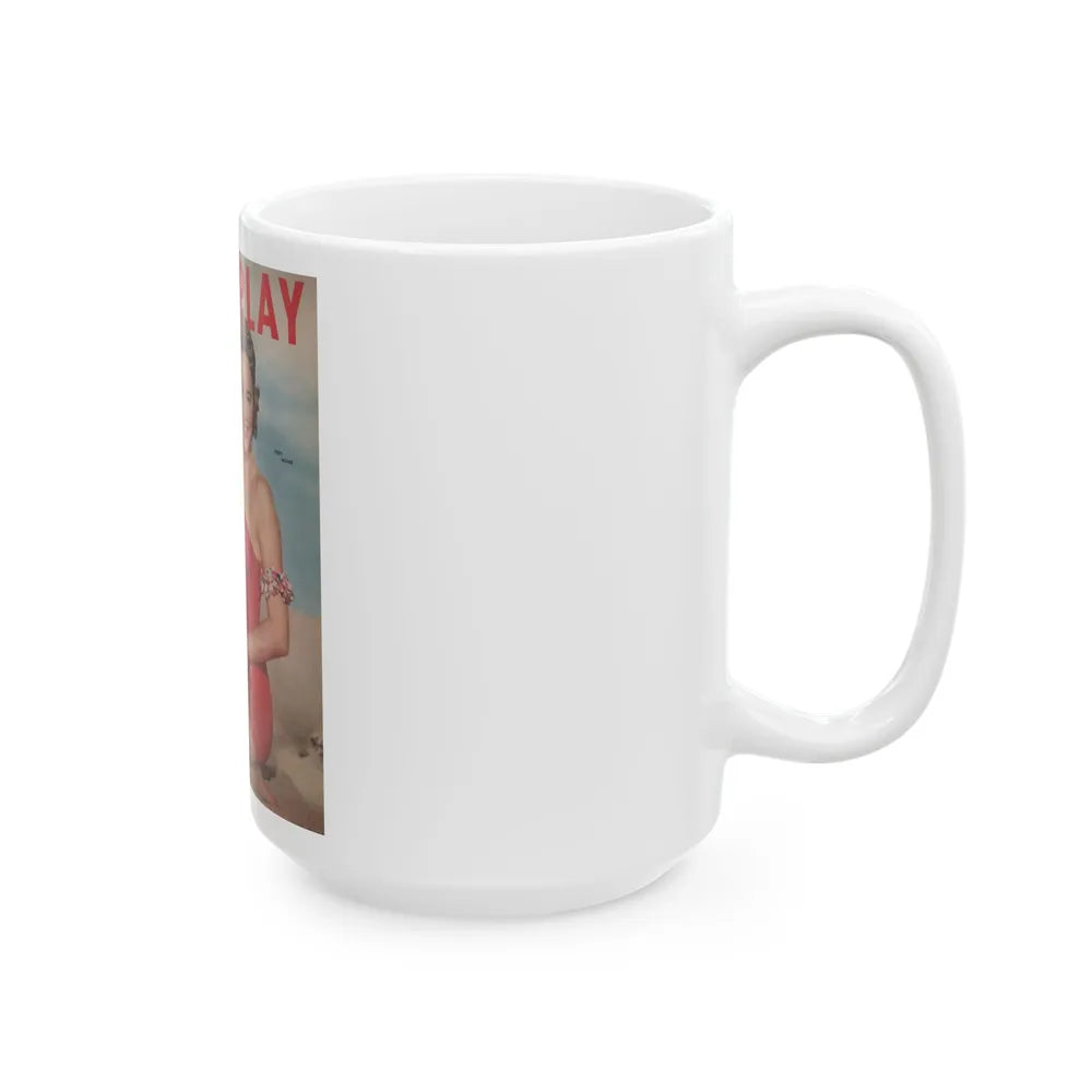 Terry Moore #117 - Mag. Cover (Vintage Female Icon) White Coffee Mug-Go Mug Yourself