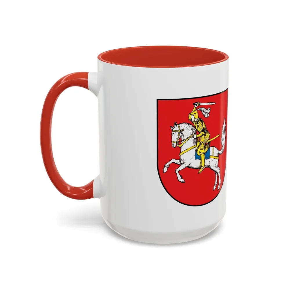 Flag of Dithmarschen Germany - Accent Coffee Mug-Go Mug Yourself