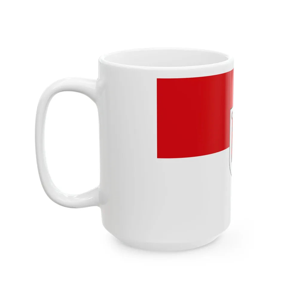 Flag of Vorarlberg Austria - White Coffee Mug-Go Mug Yourself