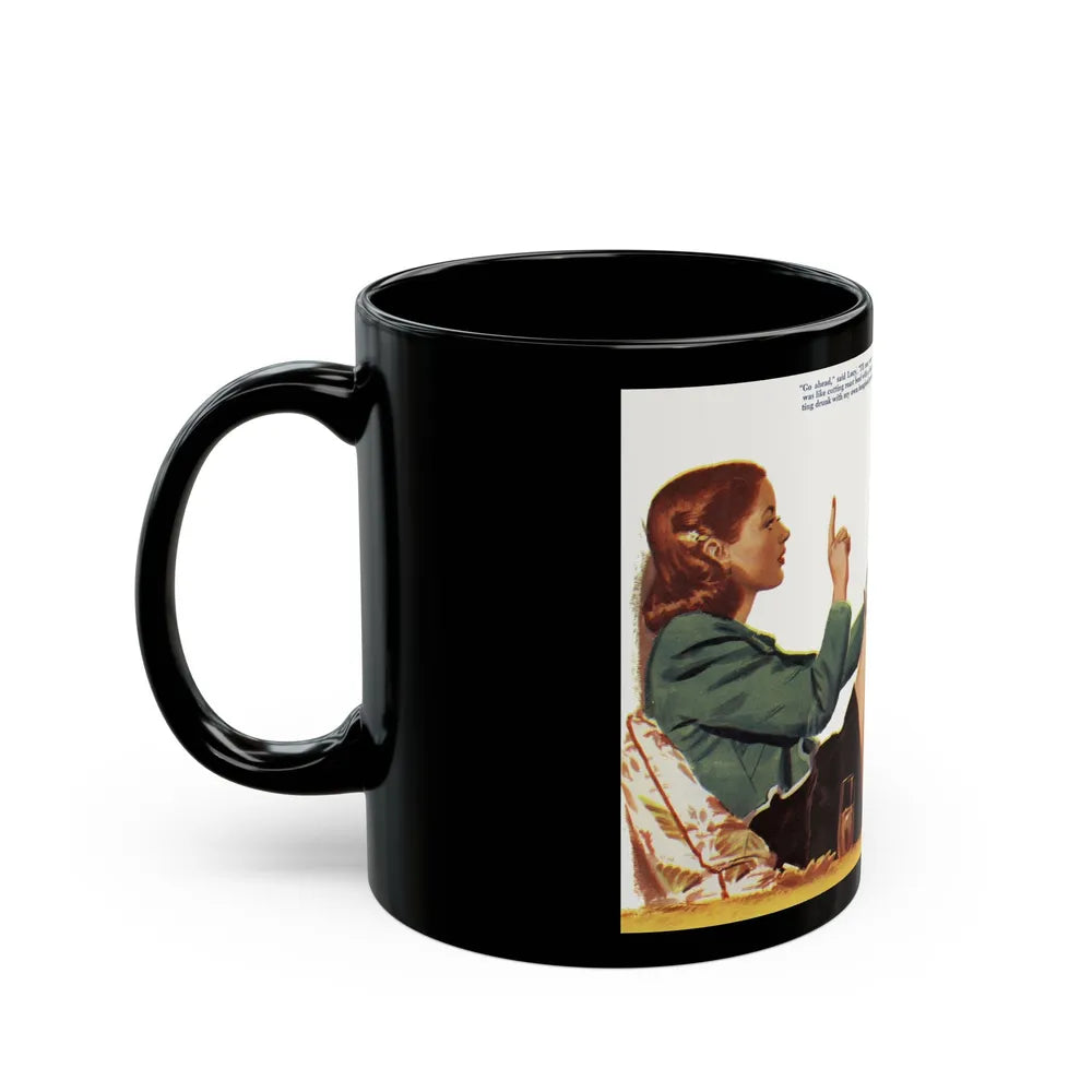 Drunk With Power, 1947 - Black Coffee Mug-Go Mug Yourself