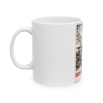 Soviet Era Poster 533 - White Coffee Mug-Go Mug Yourself