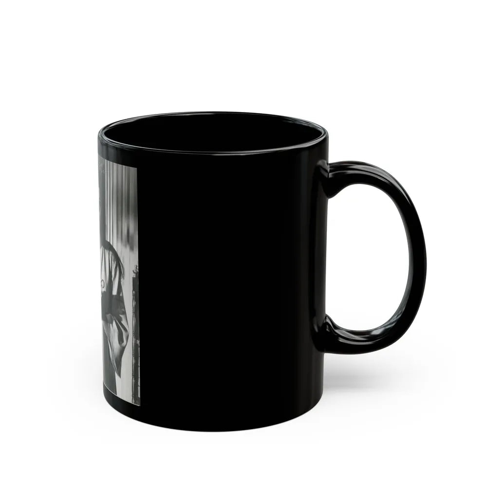 Katharine Ross #101 (Vintage Female Icon) Black Coffee Mug-Go Mug Yourself