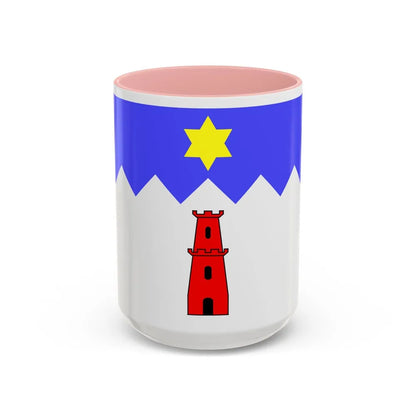 Flag of Gharb Malta - Accent Coffee Mug-15oz-Pink-Go Mug Yourself