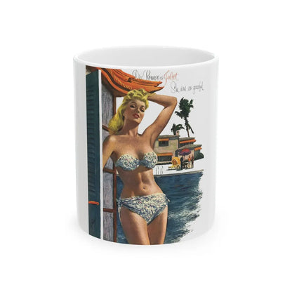 Dr. Romeo & Juliet, Esquire, June 1952 - White Coffee Mug-11oz-Go Mug Yourself