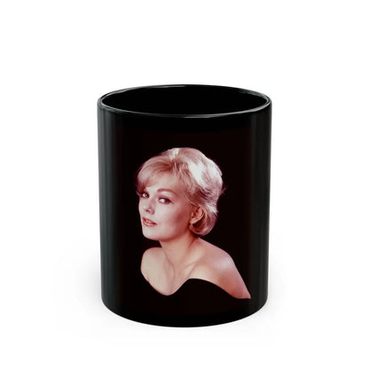 Kim Novak #322 (Vintage Female Icon) Black Coffee Mug-11oz-Go Mug Yourself