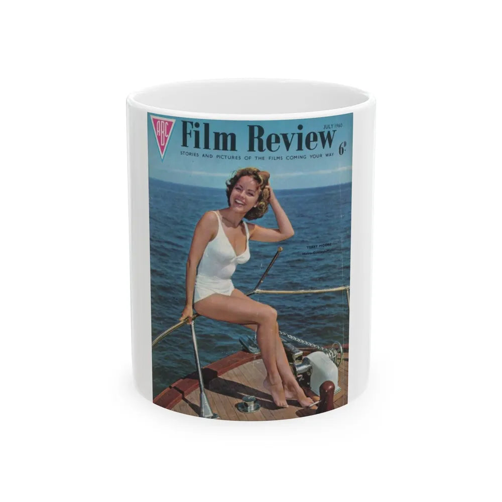 Terry Moore #32 - Mag. Cover (Vintage Female Icon) White Coffee Mug-11oz-Go Mug Yourself