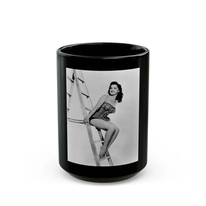 Debra Paget #377 1 (Vintage Female Icon) Black Coffee Mug-15oz-Go Mug Yourself