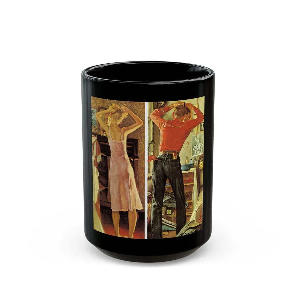 Rockwell1 (15) - Black Coffee Mug-15oz-Go Mug Yourself