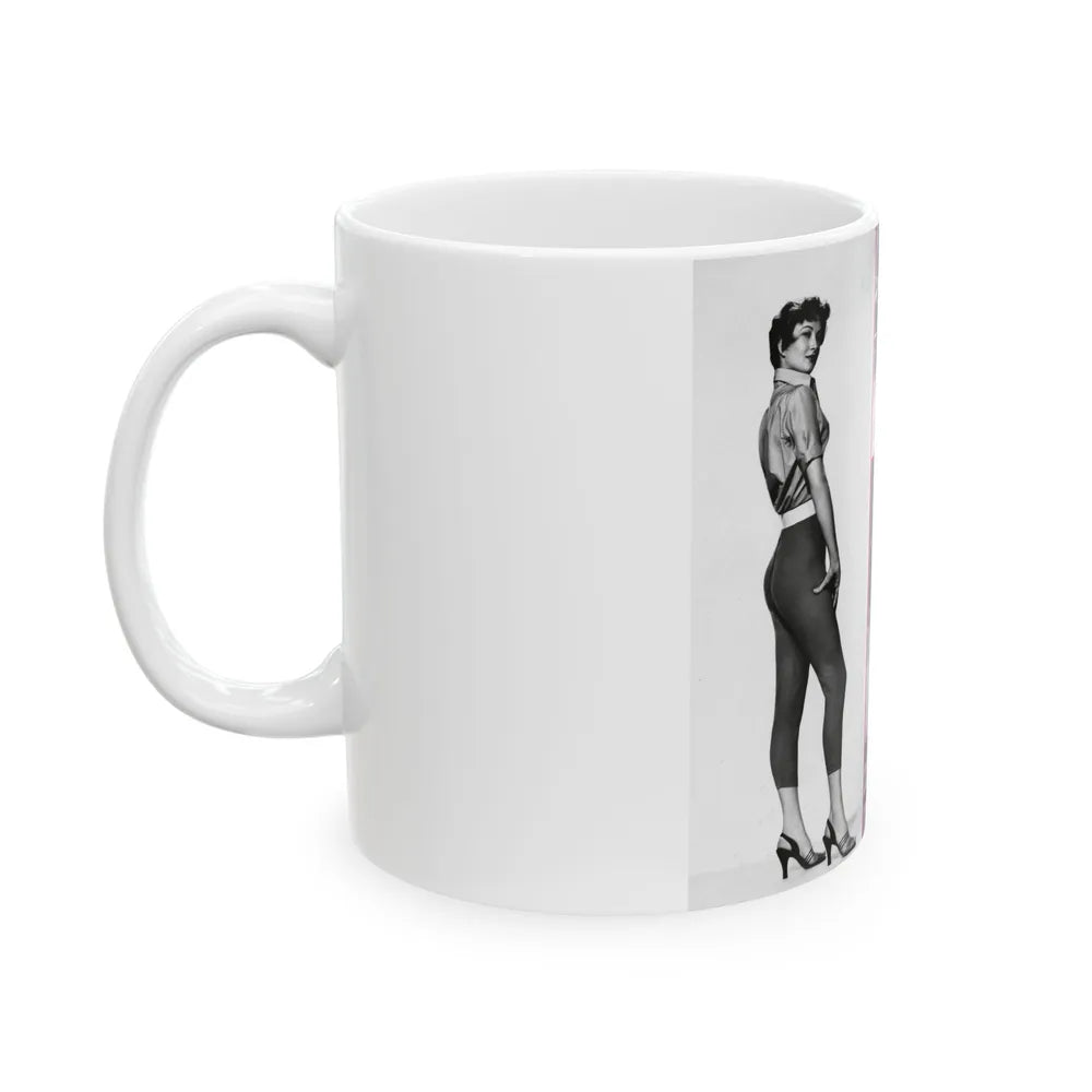 Carol Ohmart #81 (Vintage Female Icon) White Coffee Mug-Go Mug Yourself