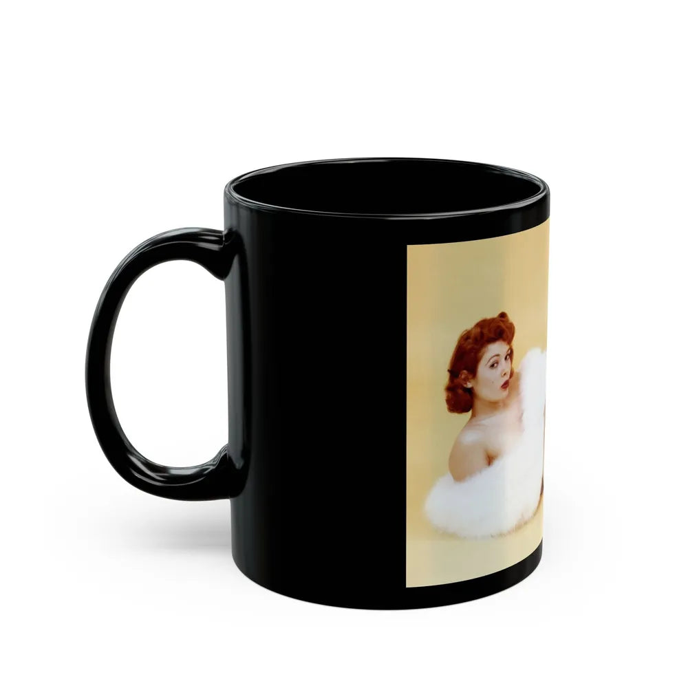 Jill St. John #179 (Vintage Female Icon) Black Coffee Mug-Go Mug Yourself