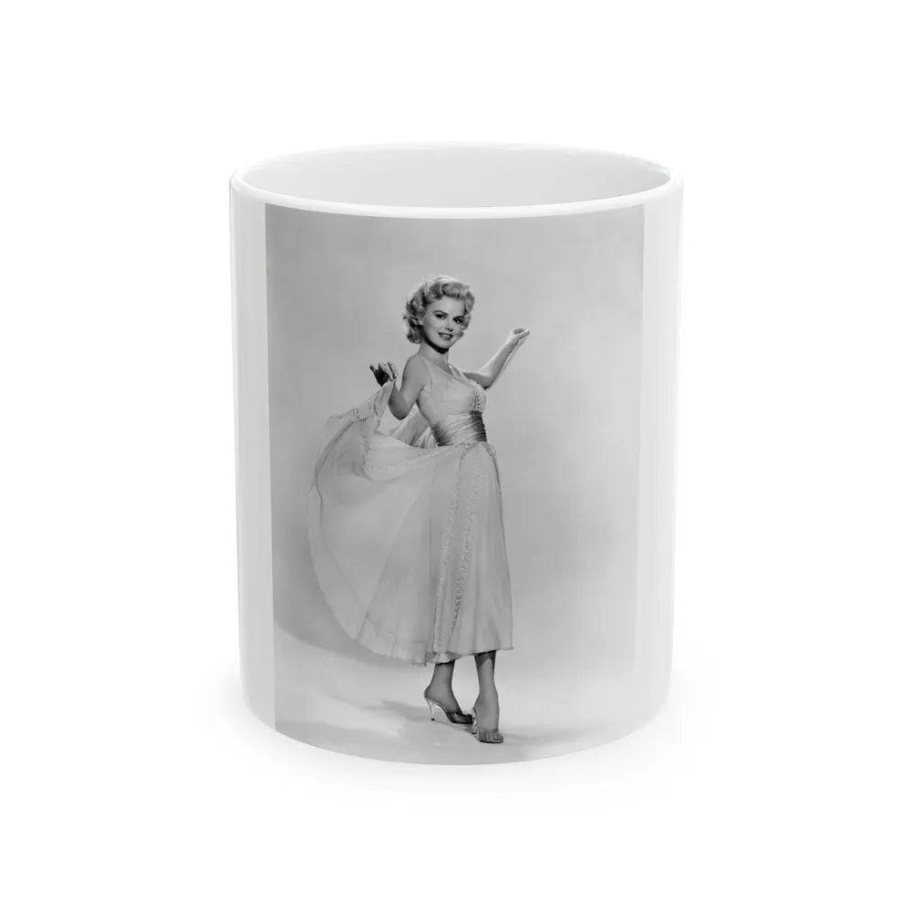 Barbara Lang #22 (Vintage Female Icon) White Coffee Mug-11oz-Go Mug Yourself