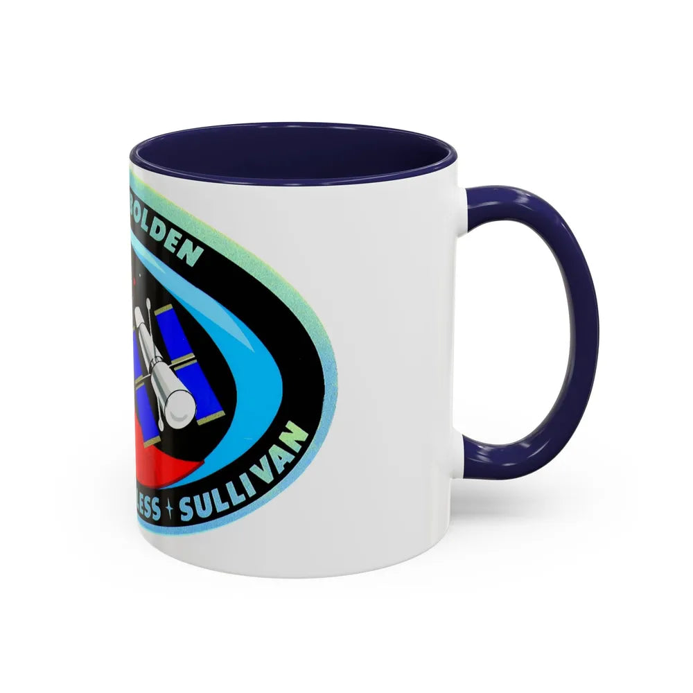 STS 31 (NASA) Accent Coffee Mug-Go Mug Yourself