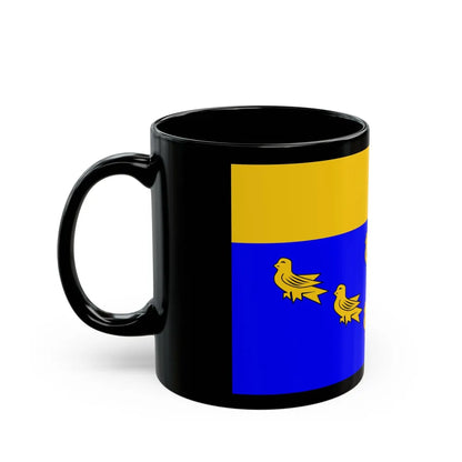 Flag of West Sussex UK - Black Coffee Mug-Go Mug Yourself