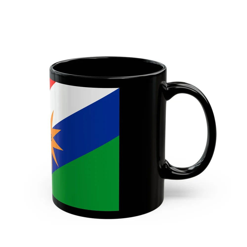 Flag of the Puntarenas Province Costa Rica - Black Coffee Mug-Go Mug Yourself