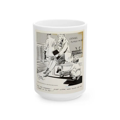 Cuties Daily Comic Strip, 1962 (1) - White Coffee Mug-15oz-Go Mug Yourself