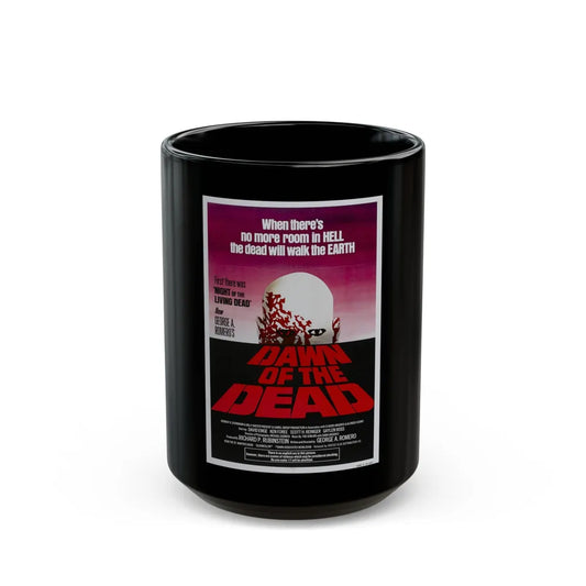 DAWN OF THE DEAD 1978 Movie Poster - Black Coffee Mug-15oz-Go Mug Yourself