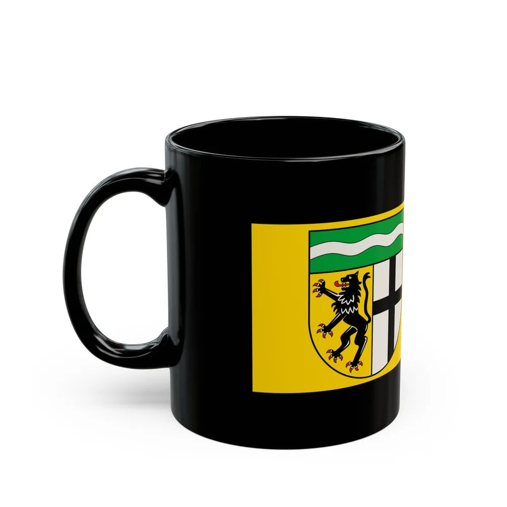 Flag of Rhein Erft Kreis Germany - Black Coffee Mug-Go Mug Yourself