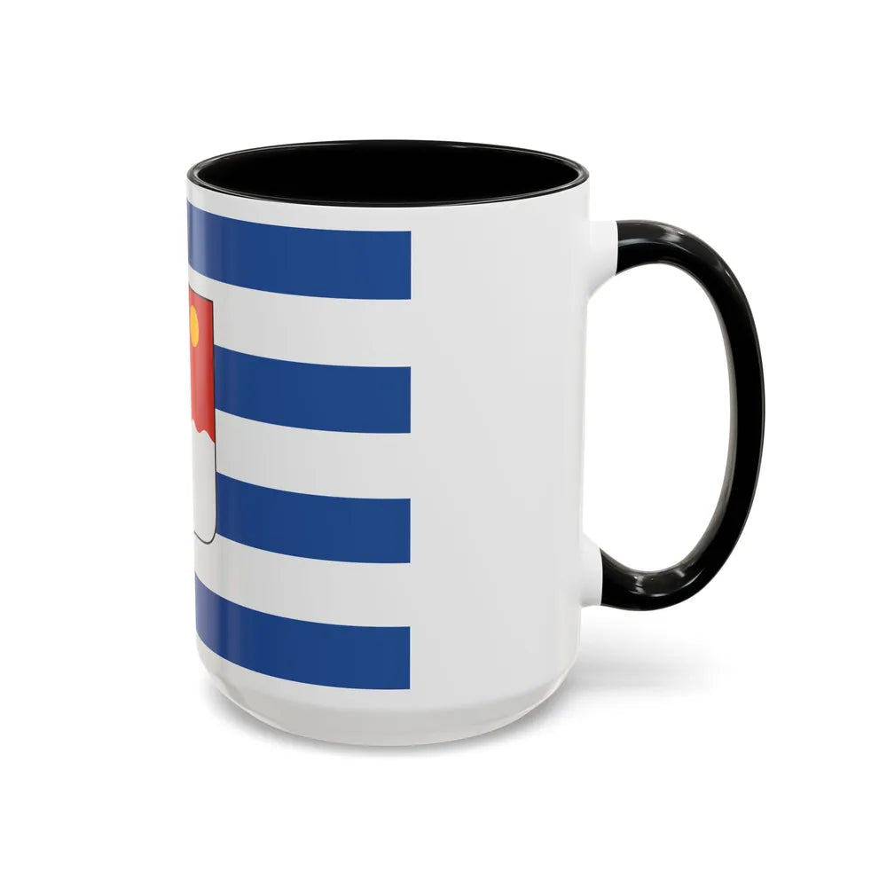 Flag of Batumi Georgia - Accent Coffee Mug-Go Mug Yourself