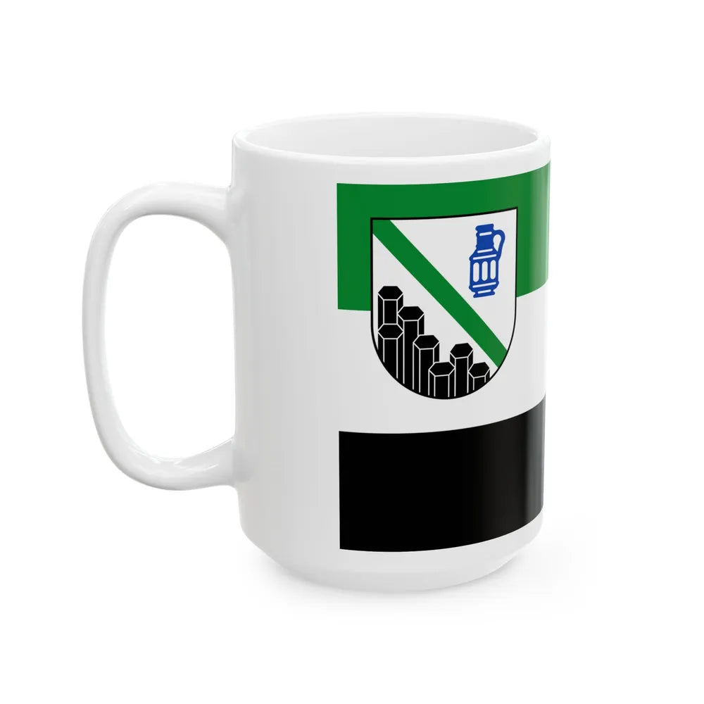 Flag of Westerwaldkreis Germany - White Coffee Mug-Go Mug Yourself