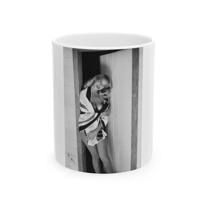 Eve Meyer #32 (Vintage Female Icon) White Coffee Mug-11oz-Go Mug Yourself