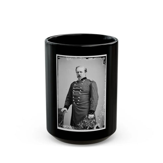 Portrait Of Maj. Gen. William F. Smith, Officer Of The Federal Army (U.S. Civil War) Black Coffee Mug-15oz-Go Mug Yourself