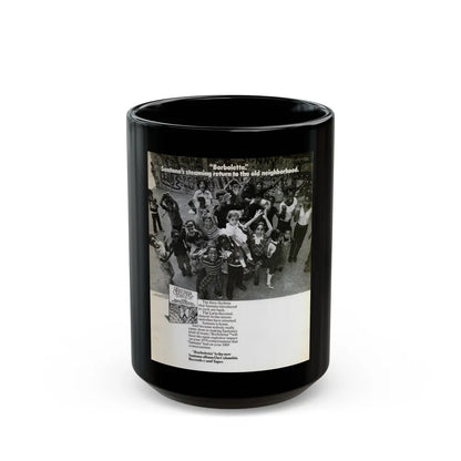 Santana 1974 II (Music Poster) Black Coffee Mug-15oz-Go Mug Yourself