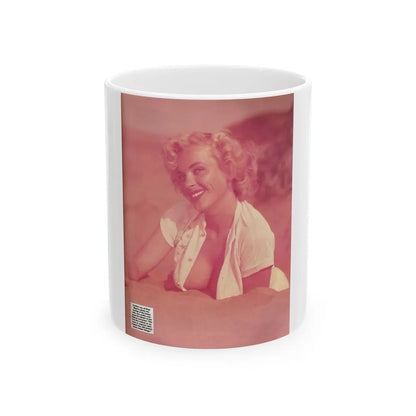 Eve Meyer #54 (Vintage Female Icon) White Coffee Mug-11oz-Go Mug Yourself