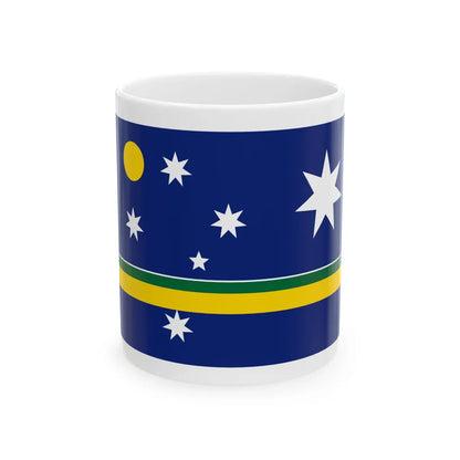 7gs with White Federation Star (Australia) White Coffee Mug 11oz - Go Mug Yourself