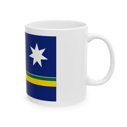 7gs with White Federation Star (Australia) White Coffee Mug - Go Mug Yourself