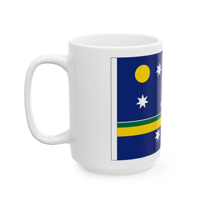 7gs with White Federation Star (Australia) White Coffee Mug - Go Mug Yourself