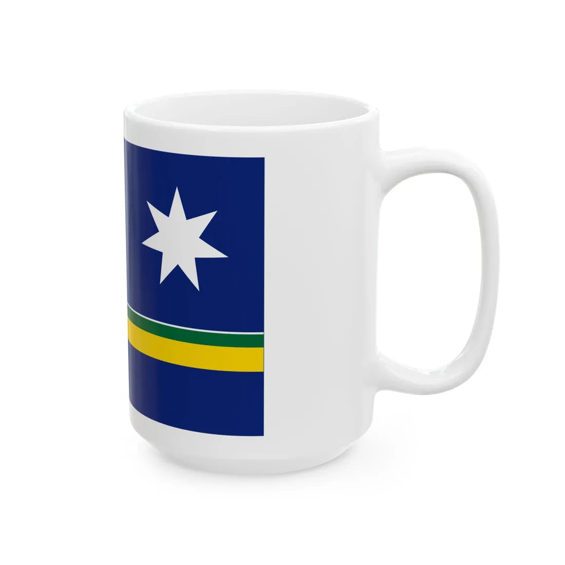 7gs with White Federation Star (Australia) White Coffee Mug - Go Mug Yourself