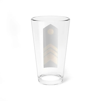 7.LVAF MSG (Latvia) (Military Rank) Pint Glass 16oz - Go Mug Yourself
