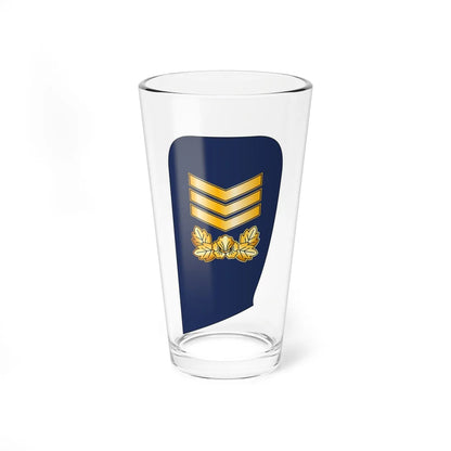 7.SKAF MSG (Korea) (Military Rank) Pint Glass 16oz 16oz - Go Mug Yourself