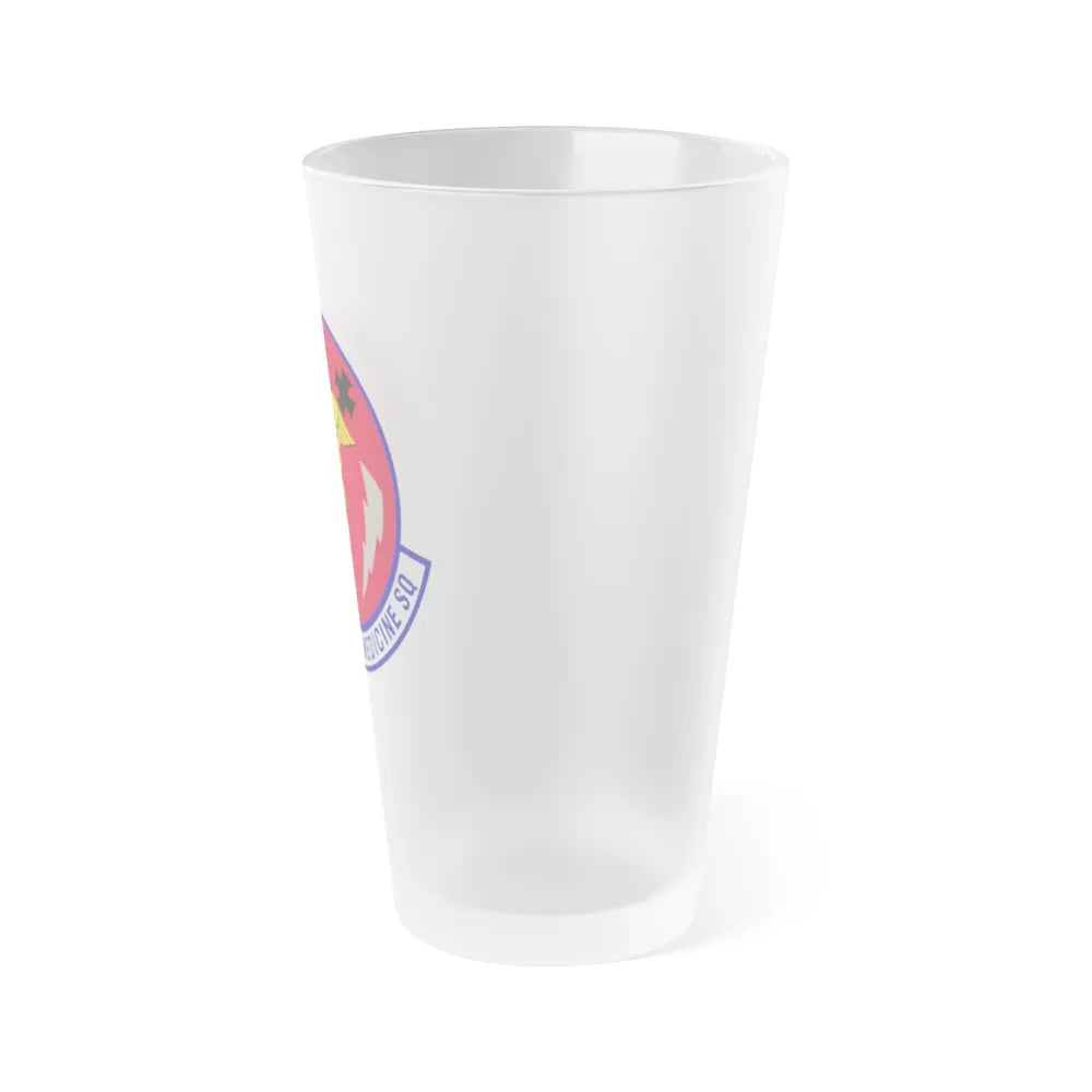 7th Aerospace Medicine Squadron (U.S. Air Force) Frosted Pint Glass 16oz-Go Mug Yourself