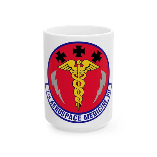 7th Aerospace Medicine Squadron (U.S. Air Force) White Coffee Mug-15oz-Go Mug Yourself