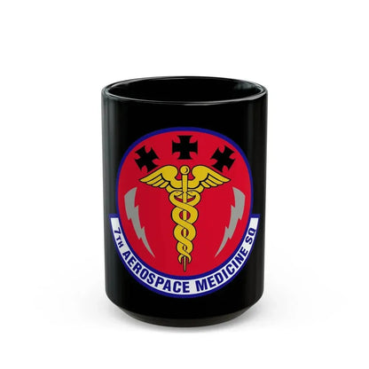 7th Aerospace Medicine Squadron (U.S. Air Force) Black Coffee Mug 15oz - Go Mug Yourself
