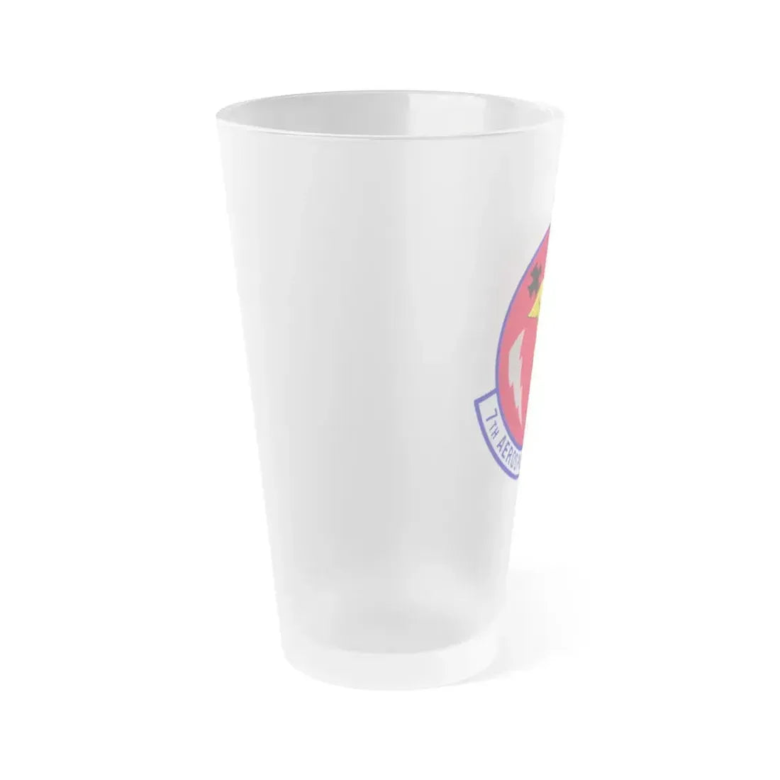 7th Aerospace Medicine Squadron (U.S. Air Force) Frosted Pint Glass 16oz - Go Mug Yourself