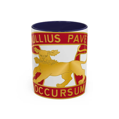7th Air Defense Artillery Regiment (U.S. Army) Accent Coffee Mug 11oz Navy - Go Mug Yourself